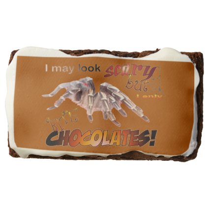 Funny Tarantula Halloween Customizable Brownies