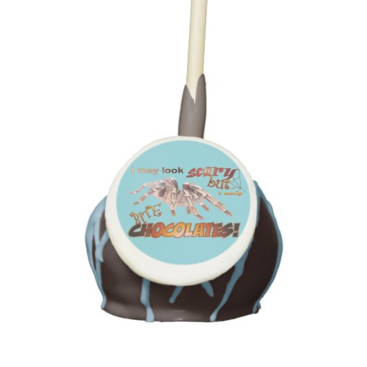Funny Tarantula Halloween Customizable Cake Pop (Front)