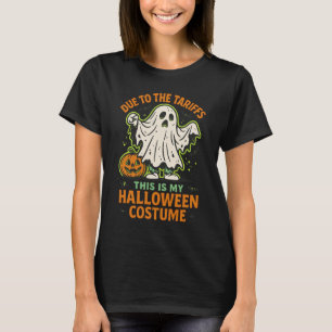 Funny Tariff Ghost Halloween Costume T-Shirt