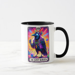 Funny Tarot Card /I'm Just Raven Mug