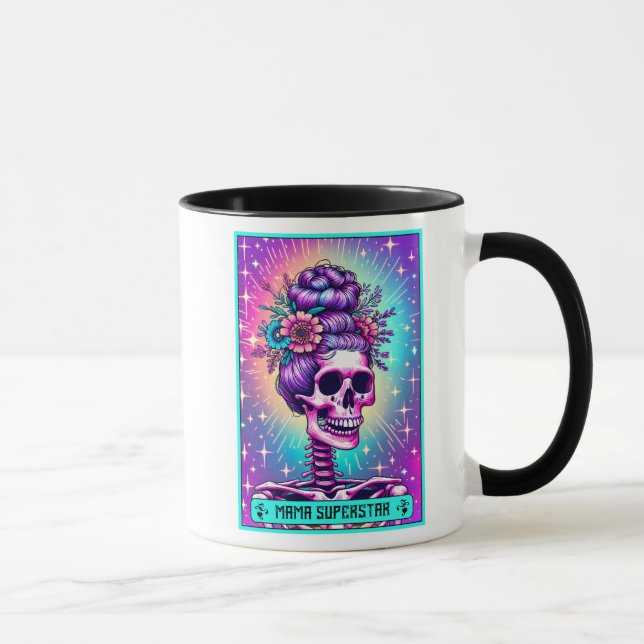 Funny Tarot Card/Mother's Day/Mama Superstar Mug (Right)
