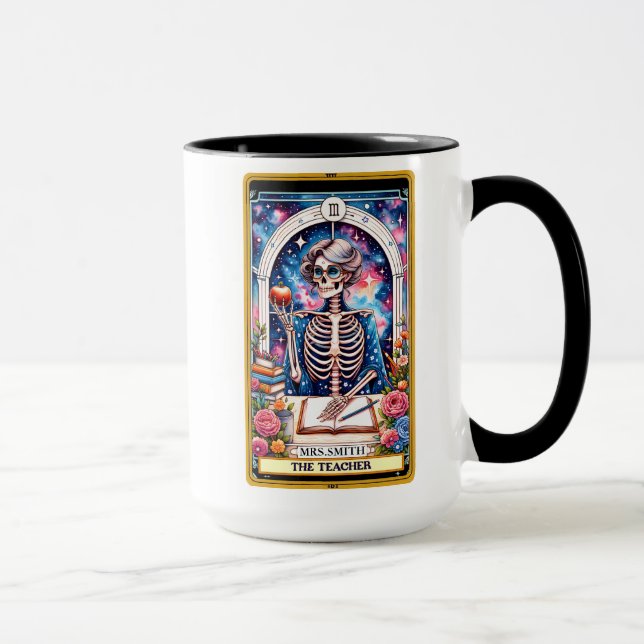 Funny Tarot Card/The Teacher Personalized Mug (Right)