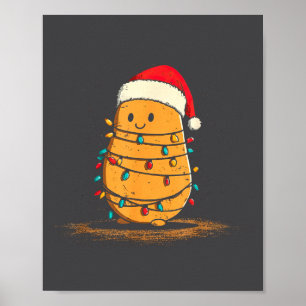 Funny Tato Christmas Graphics Lights Lover Poster