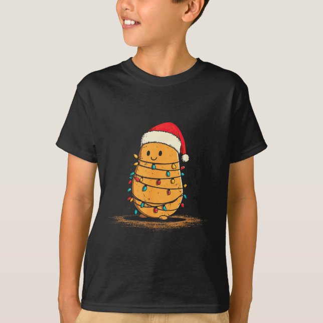 Funny Tato Christmas Graphics Lights Lover  T-Shirt (Front)