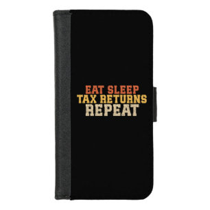 Funny Tax Season Taxation Tax iPhone 8/7 Wallet Case