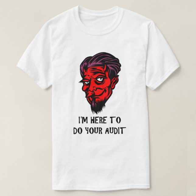 Funny Tax Theme Shirt IRS Joke Taxday Humor Funny (Design Front)
