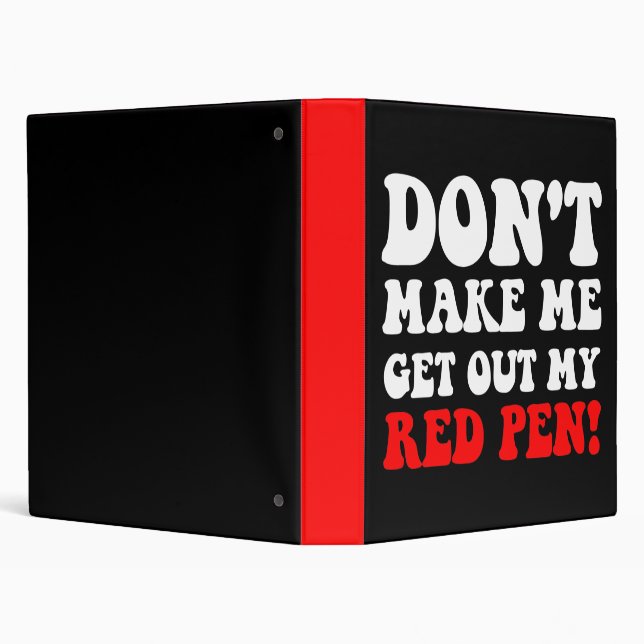 Funny teacher 3 ring binder (Background)