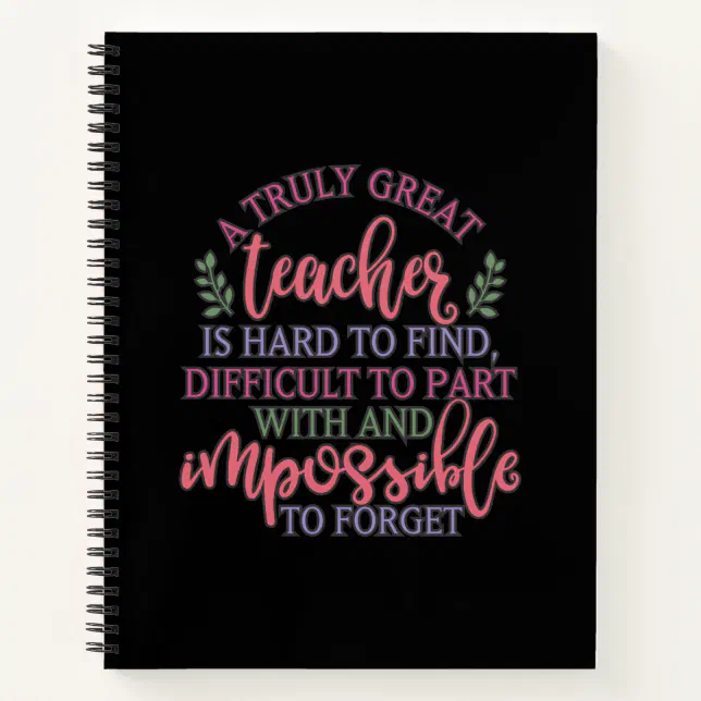 Funny Teacher Appreciation Day Ideas Notebook Zazzle 7577