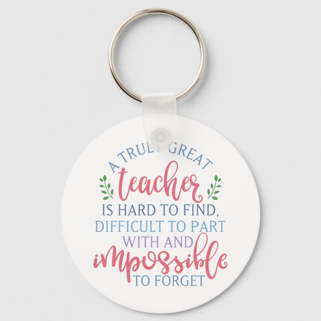 Funny Teacher Appreciation Principal Keychain (Front)