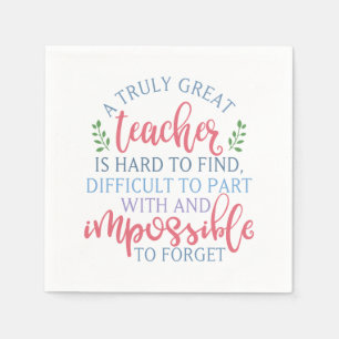 Funny Teacher Appreciation Principal Napkins