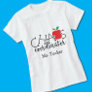 Funny Teacher Chaos Coordinator with Name T-Shirt