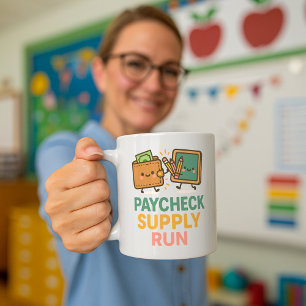 Funny Teacher Classroom Sacrifice Cup; School Coffee Mug