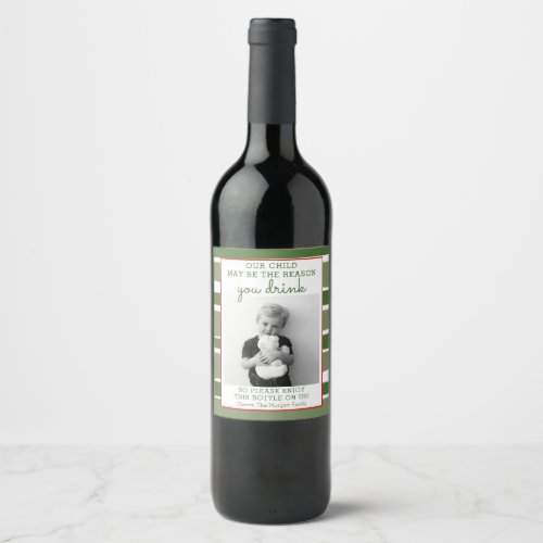 Funny Teacher Gift Wine Label _ Christmas Gift