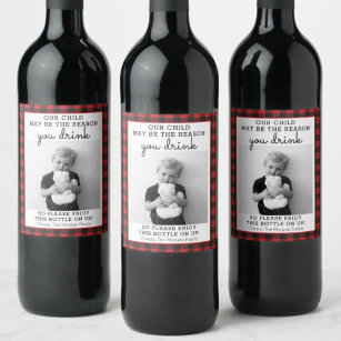 Funny Teacher Gift Wine Label - Christmas Gift