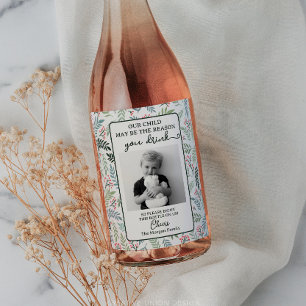 Funny Teacher Gift Wine Label - Christmas Gift