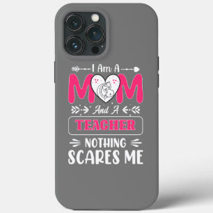 Funny Teacher Mom, Teacher Mom Funny iPhone 13 Pro Max Case