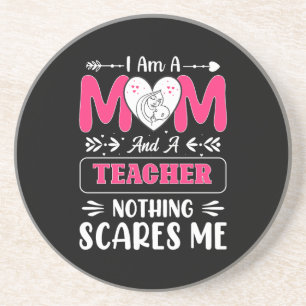 Funny Teacher Mom, Teacher Mom Funny Coaster