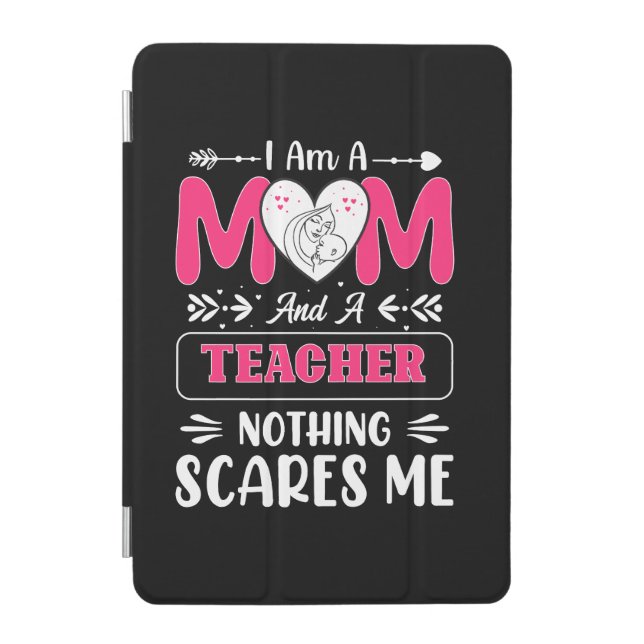 Funny Teacher Mom, Teacher Mom Funny iPad Mini Cover (Front)