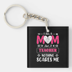 Funny Teacher Mom, Teacher Mom Funny Keychain
