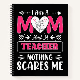 Funny Teacher Mom, Teacher Mom Funny Notebook