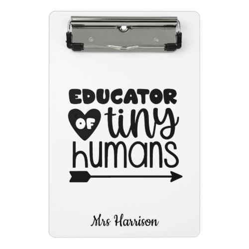 Funny Teacher personalized gift Mini Clipboard