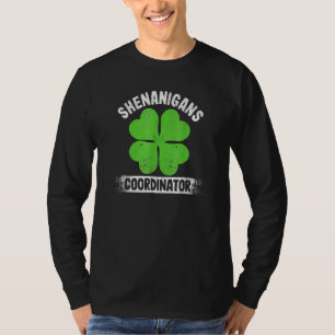 Funny Teacher St Patrick's Day Irish Shenanigans C T-Shirt