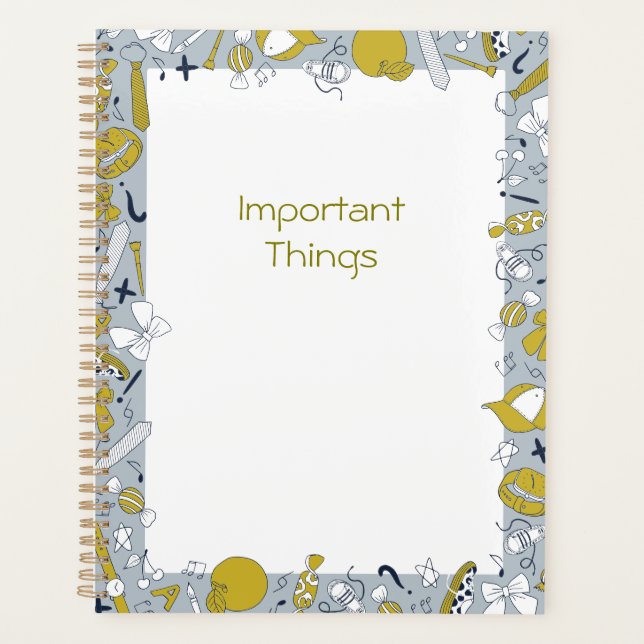 Funny Teacher's and Kid's Back to School Planner (Front)