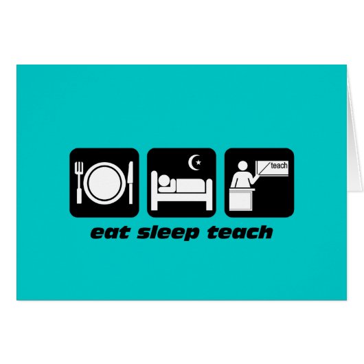 Funny teachers cards (Front Horizontal)