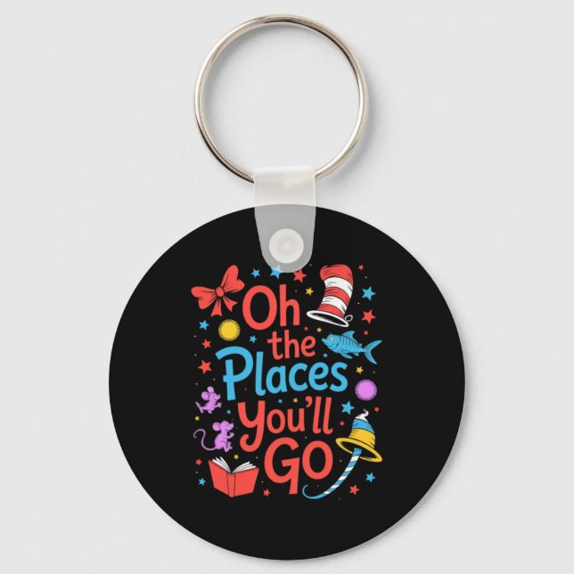Funny Teaching Teacher Back To School Keychain (Front)