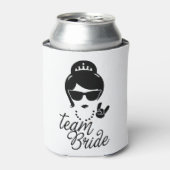 Funny Team Bride Gift for Bachelorette Party Can Cooler (Can Front)