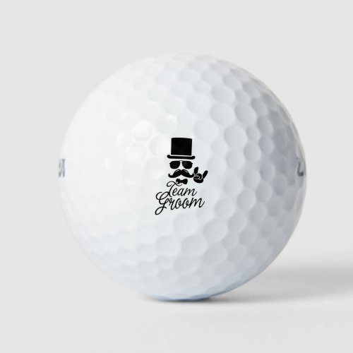 Funny Team Groom Gift for Bachelor Party Golf Balls