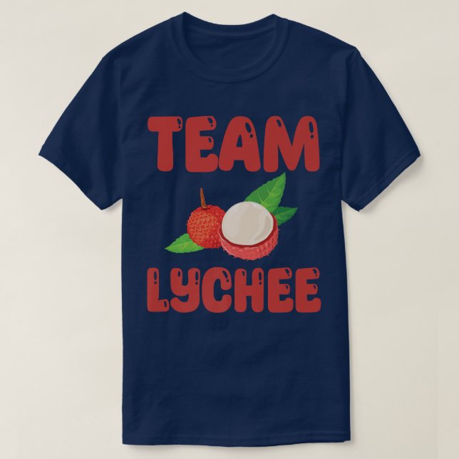 Funny Team Lychee Outfit Tropical Fruit Lover Prem T-Shirt (Design Front)