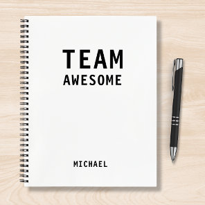 Funny Team Meeting Notes Coworker Office Gift Notebook