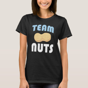 Funny Team Nuts Baby Boy Gender Reveal Announcemen T-Shirt