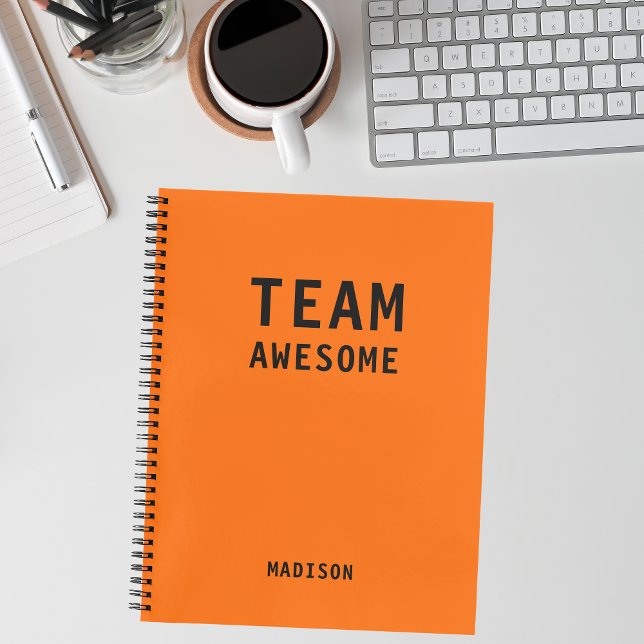 Funny Team Personalized Notes Office Meeting Notebook (Creator Uploaded)