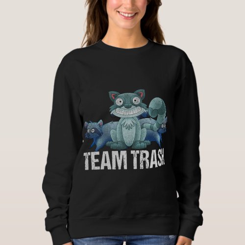 Funny Team Trash Zoo Keeper Gift Raccoon Sweatshirt