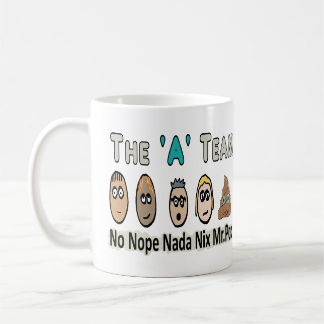 Funny Teamwork Coffee Mug (Left)