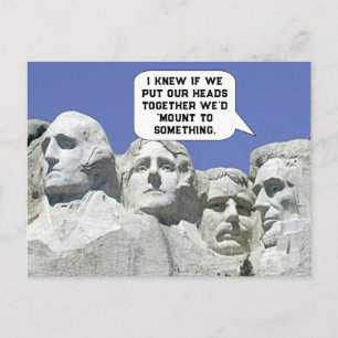 Funny Teamwork Postcard