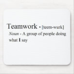 Funny Teamwork Products Mouse Pad at Zazzle