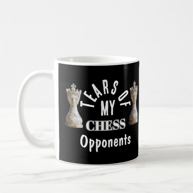 Funny Tears of My CHESS Opponent Gamers Mug (Left)