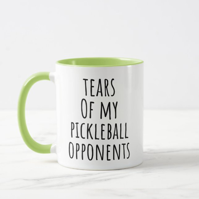 Funny Tears Of My Pickleball Opponents Mug (Left)