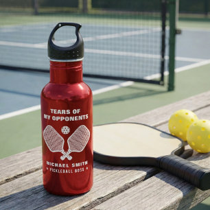 Funny Tears of My Pickleball Opponents Stainless Steel Water Bottle