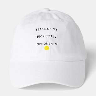 Funny Tears of my Pickleball Opponents Typography  Hat