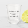 Funny Tears of my Pickleball Opponents Typography Shot Glass