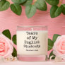 Funny Tears of My Students | English teacher Scented Candle