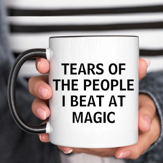 Funny Tears of The People I Beat at Magic Gamer  Mug