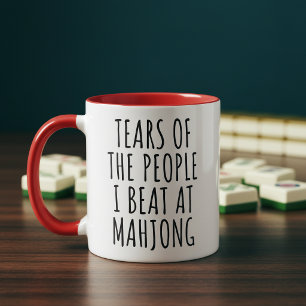 Funny Tears of The People I beat at Mahjong Game Mug