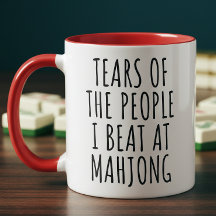 Funny Tears of The People I beat at Mahjong Game