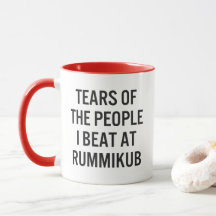 Funny Tears of The People I Beat at Rummikub Game