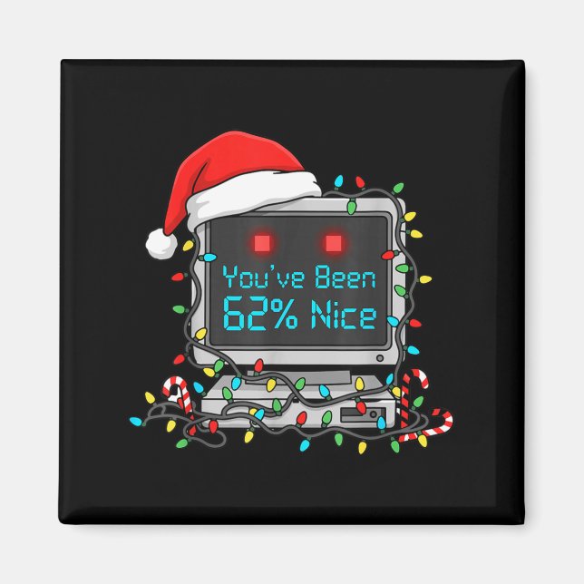 Funny Tech Christmas Geek Ai Holiday Humor Nerd Sh Magnet (Front)
